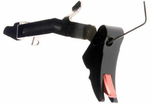 ZEV Technologies Fulcrum Drop-In Trigger Kit Adjustable 2-6 lbs Fits Glock 20/29 Gen 3 Black w/ Red Safety ZT-FUL-DRP-10