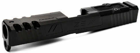 ZEV Technologies Spartan Absolute Co-witness RMR Cut w/Cover For Gen 3 for Glock 19 Black Finish Complete Slide Includes Sig