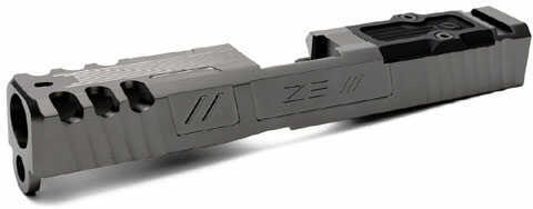 ZEV Technologies Spartan Absolute Co-witness RMR Cut w/Cover For Gen 3 for Glock 19 Grey Finish Complete Slide Includes Sigh