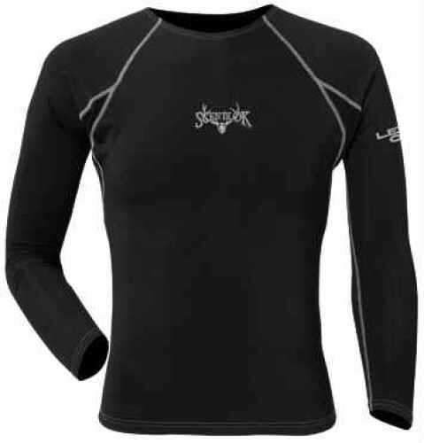 Scent-Lok Techweight Crew Black L/S Size XXL 02210-XXL