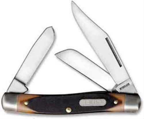 Taylor Brands / BTI Tools SW Knife Schrade Old Timer 4in Senior 3-Blade 8OT