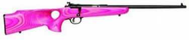 Savage Arms Cub 22 Long Rifle 16" Barrel Pink Thumbhole Laminated Wood Stock Youth Model Bolt Action 13750