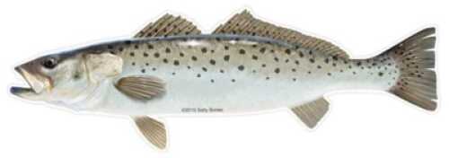 Salty Bones / Advanced Graphics /Advanced Profile Fish Decal 13-3/4in X 4-3/4in Speckled Trout Md#: BPF2501