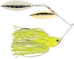 Strike King Lures Baby Burner Spinnerbait 7/16oz Super Chartreuse Md#: BURN716-201SG