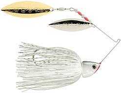 Strike King Lures Baby Burner Spinnerbait 7/16oz Super White Md#: BURN716-204GS