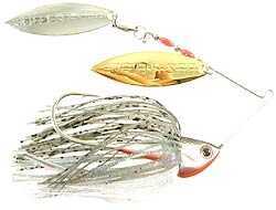 Strike King Lures Burner Spinnerbait 3/8oz Double Willow Smokey Shad Md#: BURN38-257GS