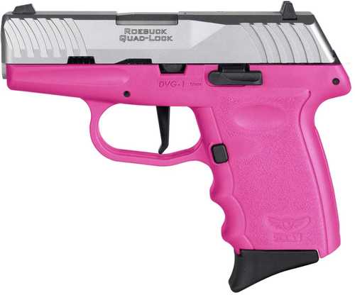 SCCY Industries DVG-1 9MM pistol 3 barrel 10 rd capacity pink polymer finish