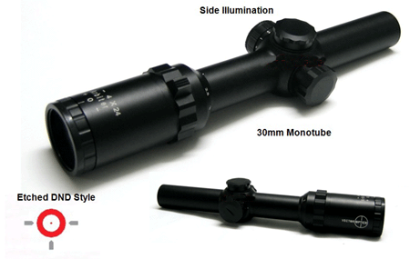 <span style="font-weight:bolder; ">Vector</span> <span style="font-weight:bolder; ">Optics</span> Arbiter 1-4X24IR CQB Style Riflescope