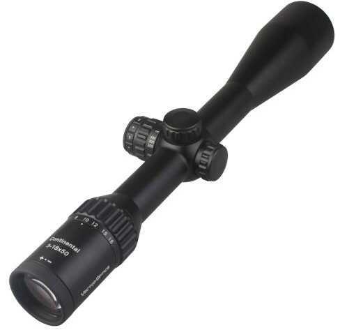 <span style="font-weight:bolder; ">Vector</span> <span style="font-weight:bolder; ">Optics</span> <span style="font-weight:bolder; ">Continental</span> 3-18x50 Scope 30mm Monotube Etched Glass #4 Reticle German Side Focus