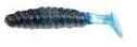 Charlie Brewers Crappie Grubs 1 1/2in 20pk Black/Blue Tail Md#: CSGF16