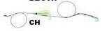 Click to see larger image. Sea Striker Duster Rig Double Treble Chartreuse Md#: SDLBR-FLCH
