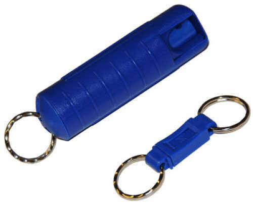 Security Equipment Corporation Sabre 3-In-1 Self Defense Spray Blue hard case, quick release key ring & belt clip Red Pepper, CS Mi HC14