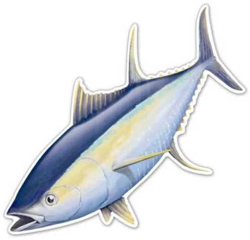 Salty Bones / Advanced Graphics /Advanced Action Fish Decal 5-1/2in X 7in Tuna Md#: ED2480SB