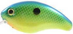 Strike King Lures Series 3 Xtra Crankbait 7/16oz 10ft Plus Black Back Chartreuse Md#: HC3XD-535