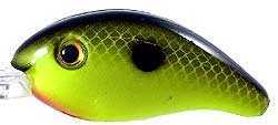Strike King Lures Series 6 Xtra Deep 3/4oz 18ft Black Back Chartreuse Md#: HC6XD-535