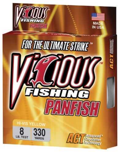 Vicious Fishing Panfish Line 100Yd Hi-Vis Yellow Copolymer MN# PPYL-2