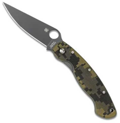 Spyderco Military Model Camo G-10 Plainedge C36GPCMOBK