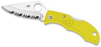 Spyderco Ladybug 3 Yellow FRN H-1 Plainedge LYLP3-img-0