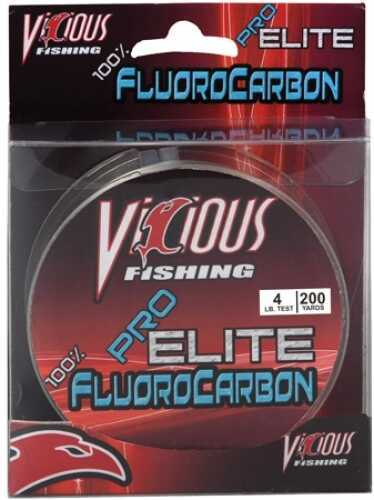 Vicious Fishing Pro Elite Flourocarbon 4 Lb 200Yd EFLO-4