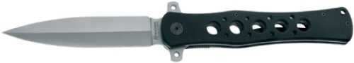 Boker Knives Magnum Folding Knife Great Knight, 4.70" Bead Blast Blade, Liner Lock, Black G10 Handle