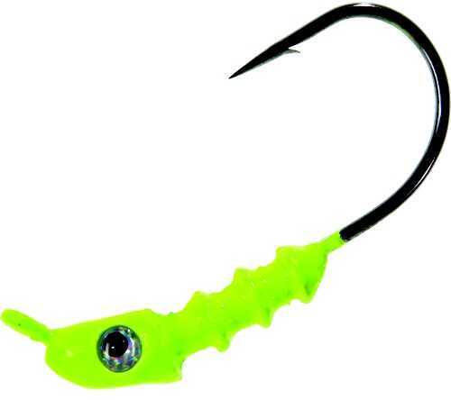 Mister Twister Saltwater Jigheads, 1/4-Ounce, Chartreuse ESWJH14-4-10