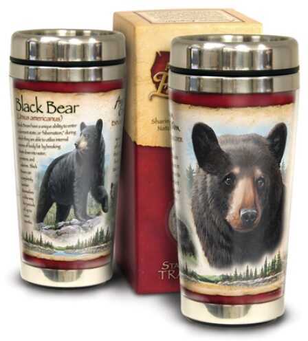 American Expedition Wildlife Steel Travel Mug - Black Bear