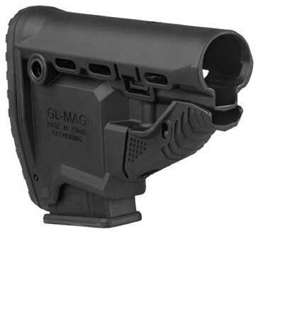 Mako Group M4/AR15 Survival Stock w/Mag Carrier Black GL-MAG-B