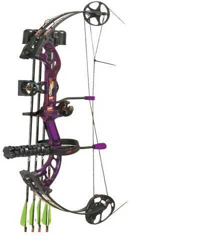 PSE Archery Stinger X Stiletto RTS Pkg Purple 21-30in 50lb RH Model: 1514SXRPR2950