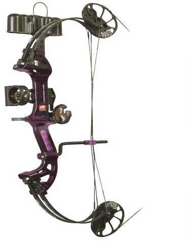 PSE Archery Ready To Shoot Mini Burner XT LH Purple Rain 40 Lbs 1116VSLPR2540