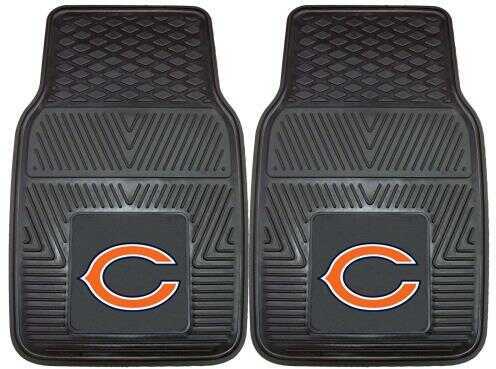 Fanmats 2 Piece Vinyl Car Mat Set Nfl - Chicago Bears