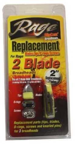 Rage Replacement Blades 2-Blade 2in. Cut 6pk 31005