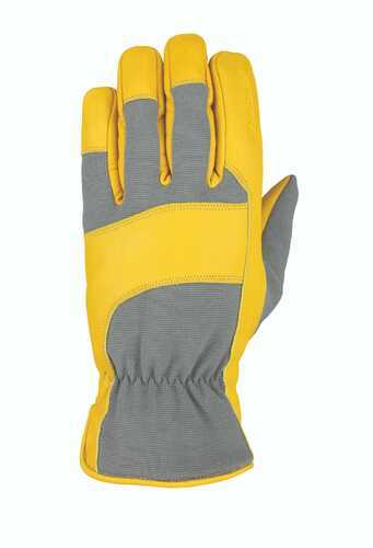 Heatwave Leather Glove Gray/Tan Goatskin S