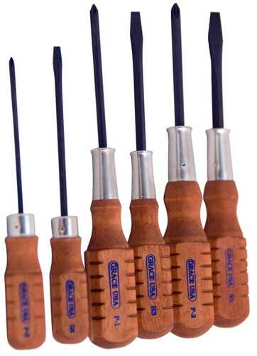 Grace USA 6 Piece Home Care Screwdriver Set