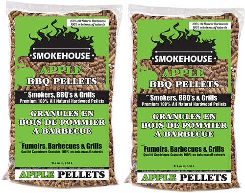 Smokehouse BBQ Pellets 2-Pack 5lb Bags Apple