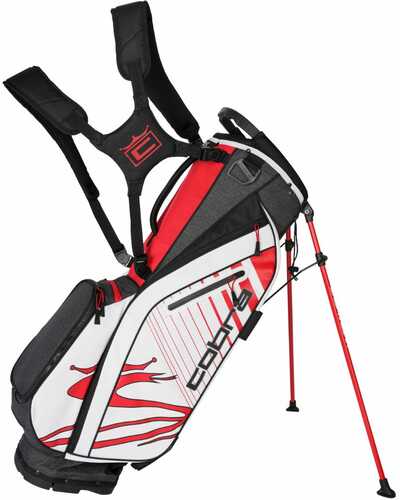 Cobra Golf 2020 Ultralight Stand Bag Black-High Risk Red-Wht