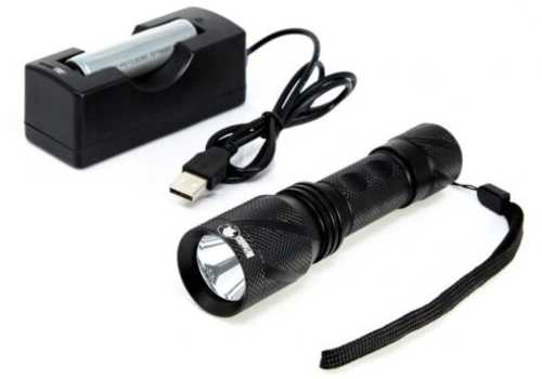 Predator Tactics Laborer Flashlight with Battery and Charger