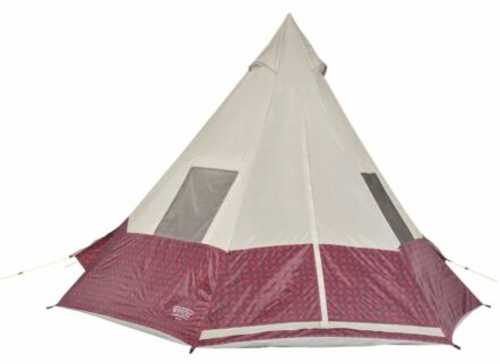 Wenzel Shenanigan 5 Person Teepee Tent - Red