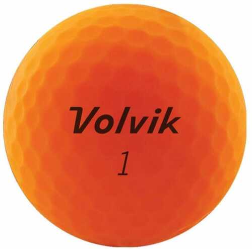 Volvik 2020 Vivid 3 Pc Golf Balls Matte Orange