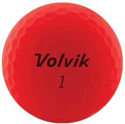 Volvik 2020 Vivid 3 Pc Golf Balls Matte Red