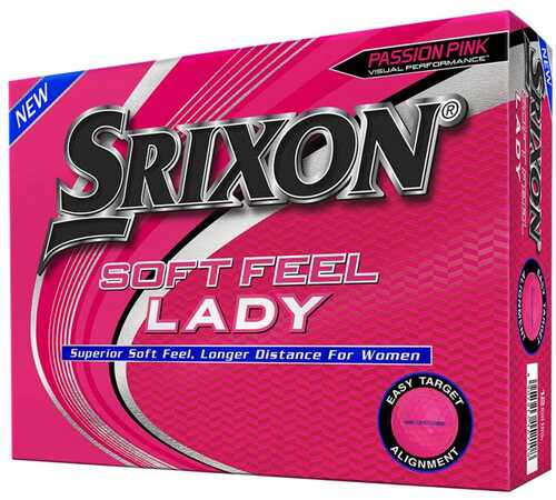 Srixon 2021 Soft Feel Lady Golf Ball Passion Pink-dozen