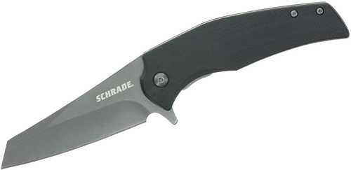 Schrade Delta Class Torsion Flipper Knife 3.25" AUS-8 Gray Reverse Tanto Blade Model: 1182622