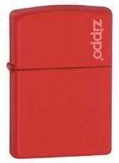 Zippo Red Matte With Logo 233ZL