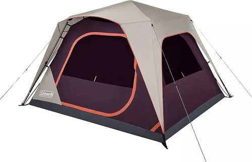 Coleman Skylodge Tent 6 Person Instant Cabin Blackberry