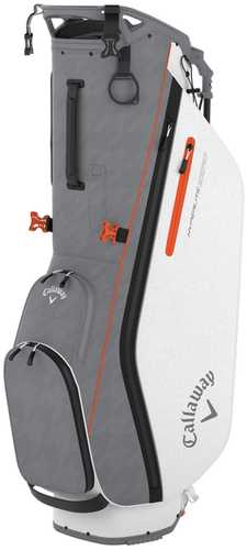 Callaway 2024 HL Zero Golf Stand Bag Charcoal White Orange