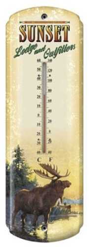 Rivers Edge Products Moose/Lodge Thermometer 1351