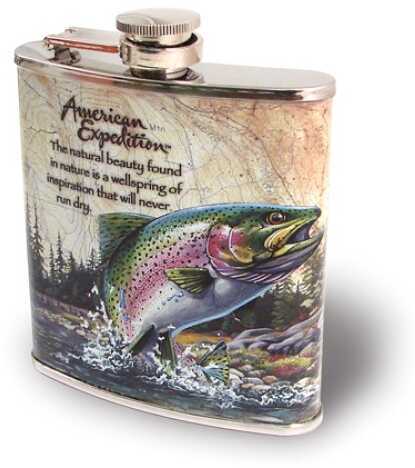 American Expedition Steel Flask - Rainbow Trout