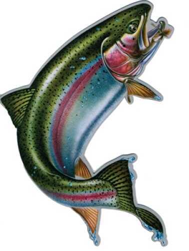 Rivers Edge Products Magnet Sign Rainbow Trout Auto Md: 176