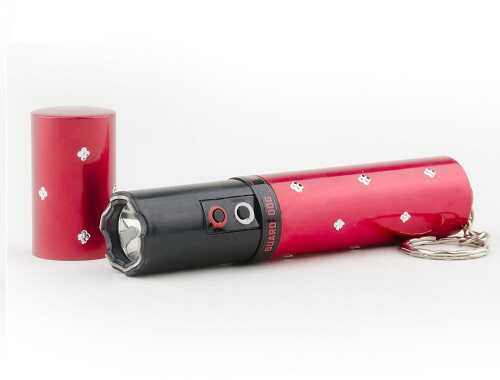 Guard Dog Security Electra Concealed Lipstick Stun Gun With Flashlight Red