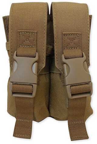 Tac Pro Gear T ACP rogear Coyote Tan Double Flashbang Pouch P-DFLBG1-CT