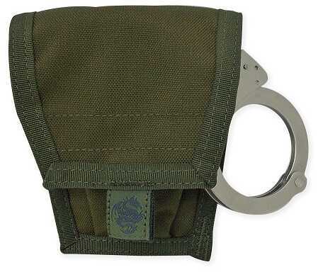 Tac Pro Gear T ACP rogear Double Handcuff Pouch- Drab Green